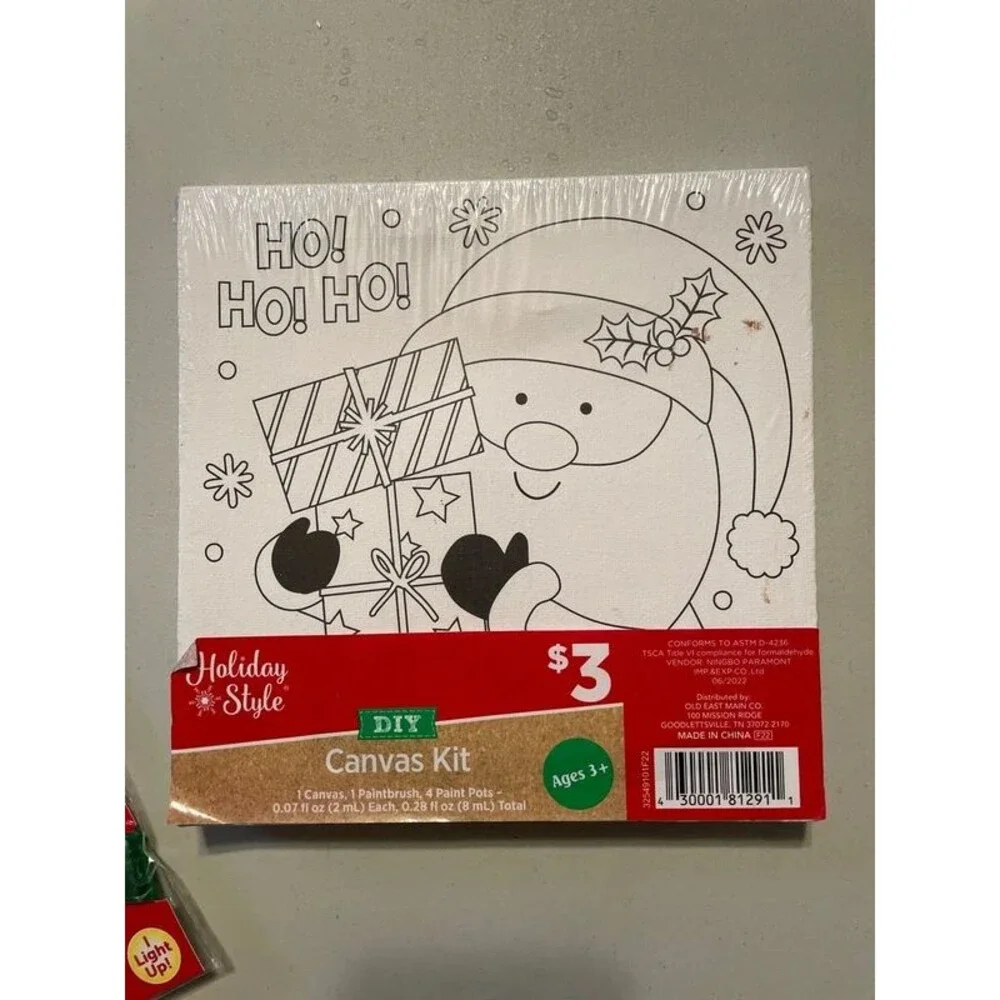 Christmas Canvas Art Craft Sensory reindeer, Bracelet